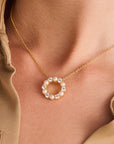 Halsband Biella Perla SJ-N2432-PCZ-YG