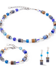 Halsband Geocube® Iconic Precious blue-brown (490510 0711) - Dahlströms Guld