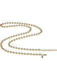 Halsband Annie Big Långt Guld
