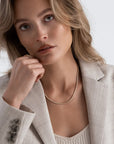 Halsband Shiny Tennis Gold MB0036