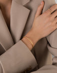 Fancy Bangle Gold Medium Mo248 - Dahlströms Guld