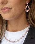 Örhängen Mini Delia Rhodium Flamingo Combo - Dahlströms Guld