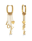 Örhängen Love Note Hoops Gold