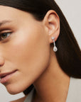 Örhängen med Cubic Zirconia S60667E - Dahlströms Guld