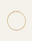 Snake Chain Bracelet Gold Mo576 - Dahlströms Guld