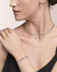 Armband Pendant Curvy Triangle Aqua (503230 2000) - Dahlströms Guld