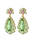 Lucia Earring Sg Light Green - Dahlströms Guld
