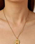 Claudia Halsband Sg Peach Golden - Dahlströms Guld