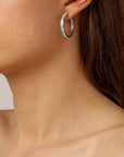 Justina Earring Ss Crystal