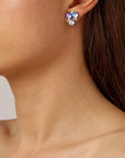 Viena Earring Ss Blue/Violet