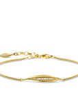 Armband Blad Guld A1935 414 14 L19V - Dahlströms Guld