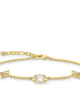 Armband Pearl With Stars Gulfärgad A1978 445 14 L19V - Dahlströms Guld