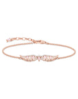Armband Fenixvingar Med Rosa Stenar Roséguld A2069 323 9 - Dahlströms Guld