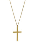 Halsband Cross Långt Guld - Dahlströms Guld