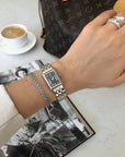 Klocka Timeless Silver Noir Mo244 - Dahlströms Guld