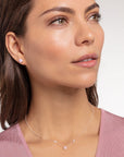 Halsband Opal Färgeffekt Rosa Skimrande Ke1952 699 7 - Dahlströms Guld