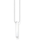 Halsband Vita Stenar Silver Ke2113 051 14 - Dahlströms Guld