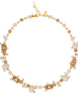 Halsband Mini Noora Gold Topaz Combo - Dahlströms Guld