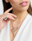 Hängsmycke Fenix Med Rosa Stenar Roséguld Pe937 426 7 - Dahlströms Guld