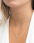 Halsband Biella Piccolo Med Vita Zirkonia Sj-C337(1)-Cz (Yg)