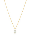 Halsband Roccanova Piccolo 18K Guldpläterad Vit Zirkoniumoxid Sj N42260 Cz Yg - Dahlströms Guld