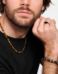Ring Med Svarta Onyx Silver - Dahlströms Guld