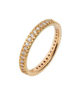 Ring Silver Gold Zirconias - Dahlströms Guld