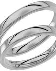 240-3 - Slät ring i vitguld - Dahlströms Guld