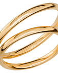 SR1001 - Smal slät ring i rödguld - Dahlströms Guld