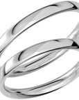SR1016 - Smal slät ring i platina - Dahlströms Guld