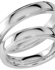 SR1033 - Slät Ring i vitguld - Dahlströms Guld