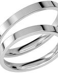 SR1037 - Smal slät ring i vitguld - Dahlströms Guld