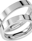 SR1040 - Slät ring i vitguld - Dahlströms Guld