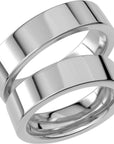 SR1042 - Bred slät ring i platina - Dahlströms Guld