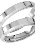 SR1054 - Slät ring i platina - Dahlströms Guld