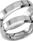 SR1055 - Slät ring i vitguld - Dahlströms Guld