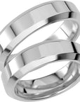SR1056 - Bred slät ring i platina - Dahlströms Guld