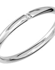 SR2008 - Smal Diamantring i vitguld - Dahlströms Guld