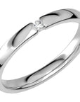SR2030 - Smal diamantring i platina - Dahlströms Guld