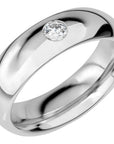 SR2049 - Bred diamantring i platina - Dahlströms Guld