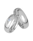 SR2049 - Bred diamantring i platina - Dahlströms Guld
