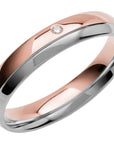 SR4002 - Flerfärgad ring i roséguld & vitguld - Dahlströms Guld