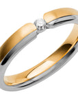 SR4003 - Flerfärgad ring i rödguld & vitguld - Dahlströms Guld