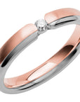 SR4003 - Flerfärgad ring i roséguld & vitguld - Dahlströms Guld