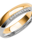 SR4008 - Flerfärgad ring i rödguld & vitguld - Dahlströms Guld