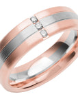 SR4020 - Flerfärgad ring i roséguld & vitguld - Dahlströms Guld