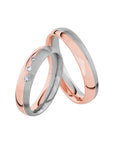 SR4023 - Flerfärgad ring i roséguld & vitguld - Dahlströms Guld