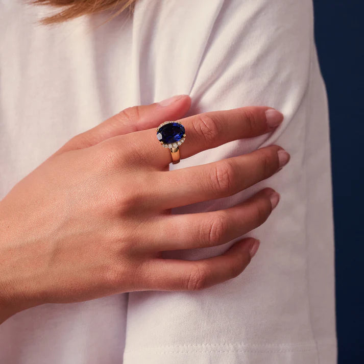 Ring Ellisse Grande - Dahlströms Guld