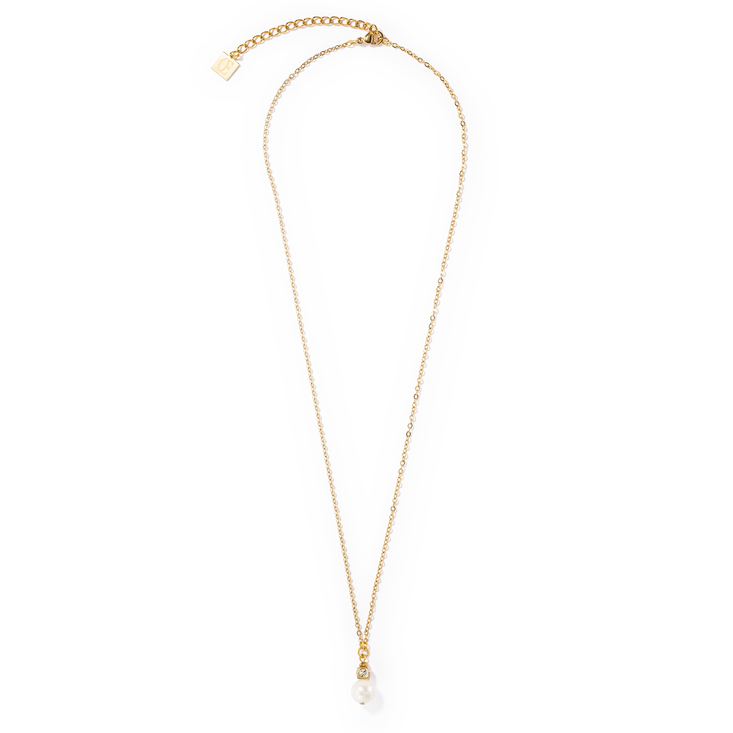Halsband Solitaire freshwater pearl (111310 1416) - Dahlströms Guld