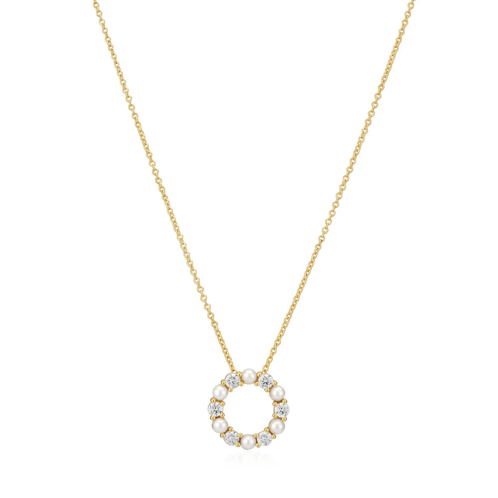 Halsband Biella Perla SJ-N2432-PCZ-YG